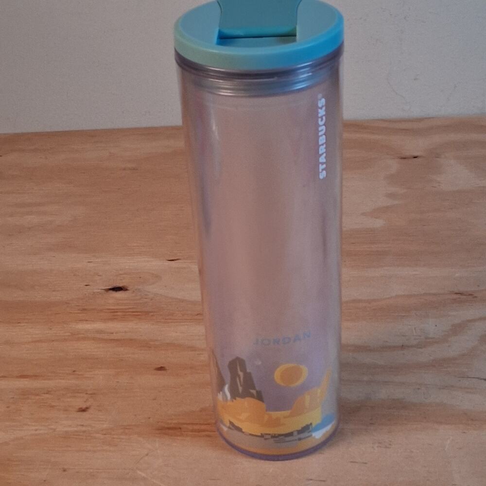Starbucks You Are Here Travel Mug Jordan Tumbler 16 Oz Cup With Lid Mid East